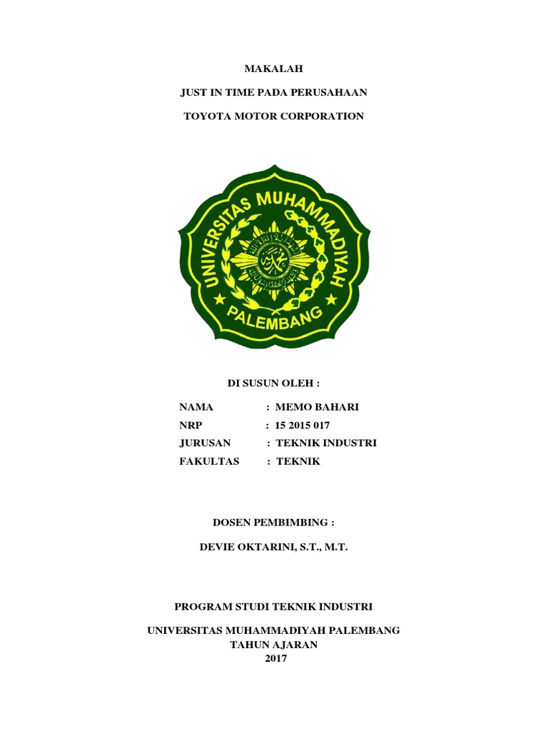 Makalah Just In Time