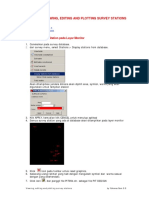 Viewing, Editing and Plotting Survey Stations