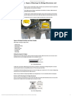 Bridge Bearings - Types of Bearings For Bridge Structures and Details