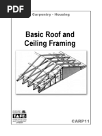 Carpentry Notes On Basic Roof Ceiling Framing