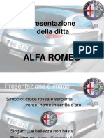Alfa Romeo presentation