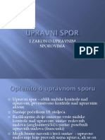 Upravni Spor - Novi ZUS