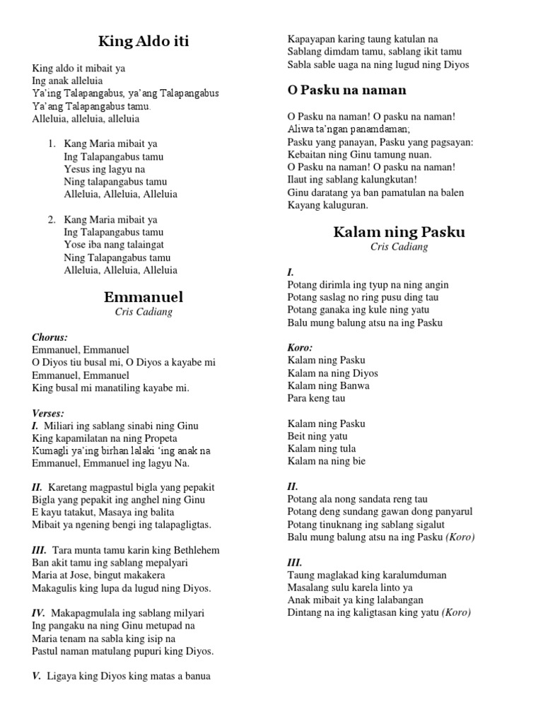 Songs for Christmas