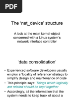 The Net - Device' Structure: A Look at The Main Kernel-Object Concerned With A Linux System's Network Interface Controller