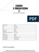 Liaison Case Presentation 5: NAJIAH JANJAN (2013489586)