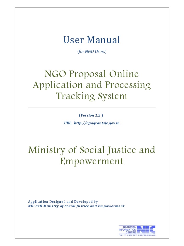NGO Online Application Guide | PDF | Non Governmental Organization ...