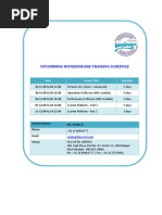 training schedule_20nov09
