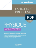 H-Prepa Exercices Problèmes Physique