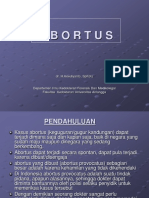 Abortus: Dr. H.Hoediyanto, SPF (K)