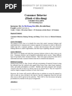 Uef Consumer Behavior Syllabus - b01b06