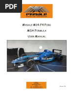 Mygale M14 F4 Ford User Manual V1.4 MSA Formula4