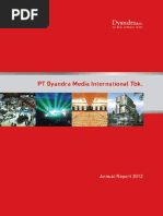 Download Dyandra Media International Annual Report Laporan Tahunan 2012 Dyan Company Profile Indonesia Investments by Rizal Rivaldi SN367613550 doc pdf