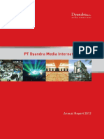 Dyandra Media International Annual Report Laporan Tahunan 2012 Dyan Company Profile Indonesia Investments
