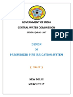 Pressurized Irrigation System-DRAFT CWC -March 2017
