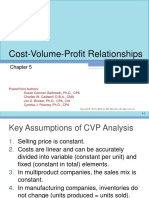 Cost Volume Profit Relationships
