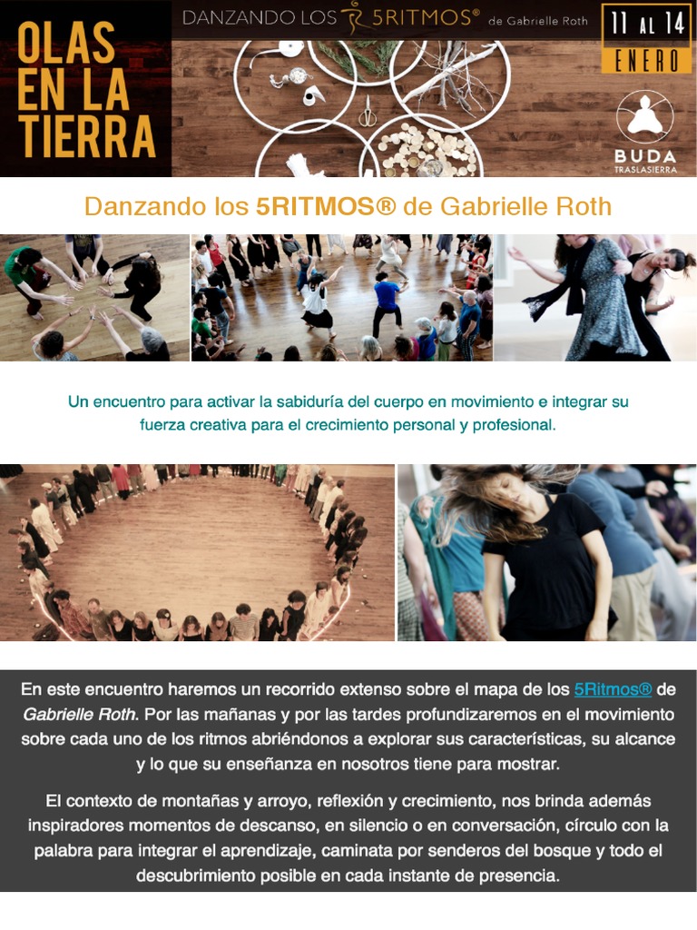 OLAS EN LA TIERRA ::: Danzando Los 5RITMOS® de Gabrielle Roth | PDF