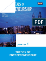 Chapter 1 Theory of Entrepreneurship