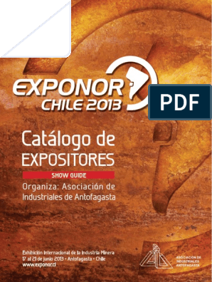 Catalogo de Exponor, PDF, Minería