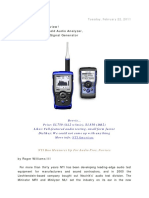 xl2 soundmeter report