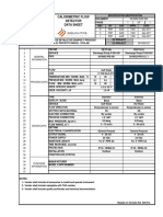 Calorimetric Flow Detector Data Sheet