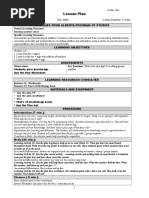 Lesson Plan Math Grade 1 | PDF | Teaching Mathematics | Behavior ...
