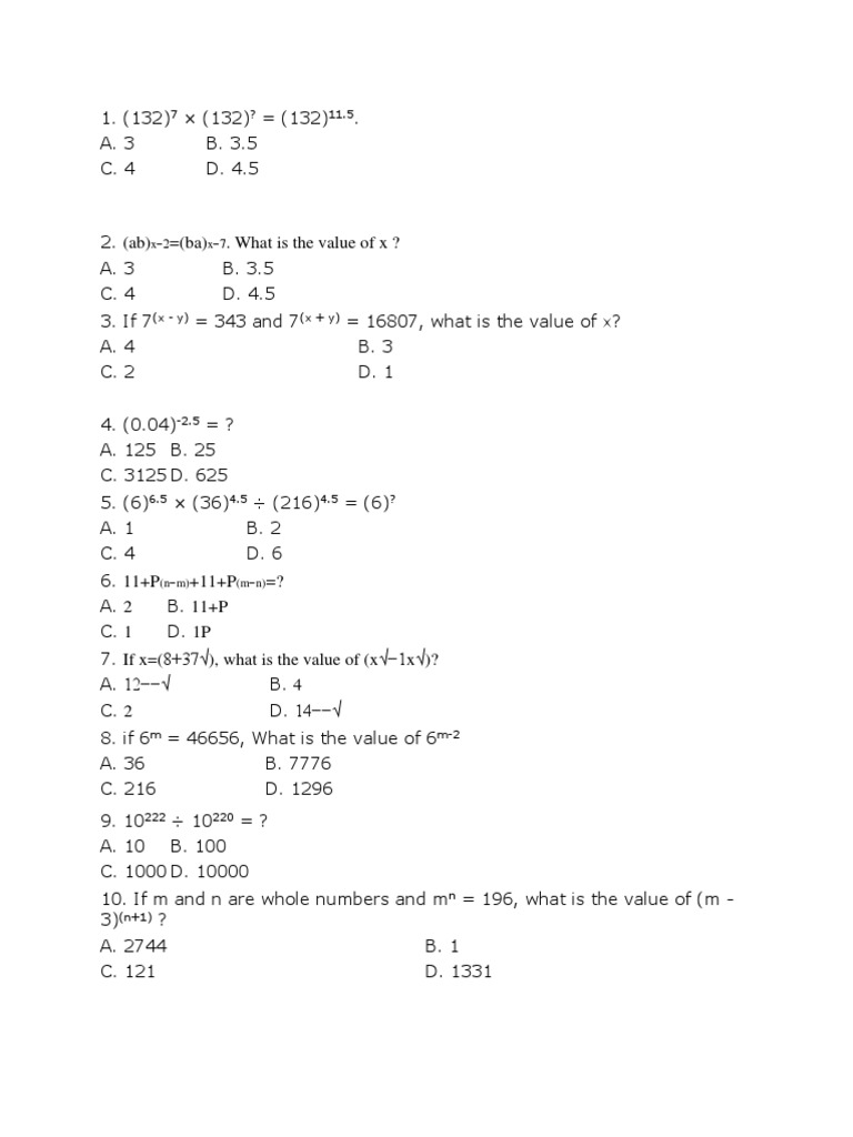 Quantitative Aptitude Problem Set | PDF | Teaching Mathematics ...