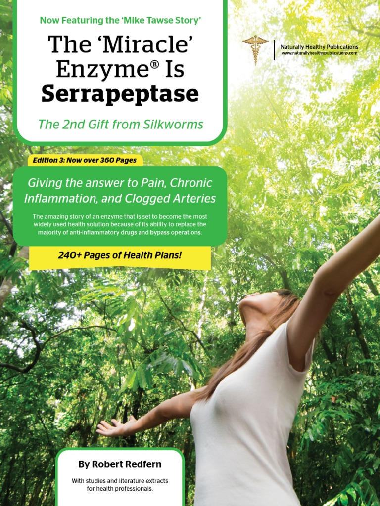 Serrapeptase Book Edition 4 Web Pharmaceutical Drug Dose Biochemistry
