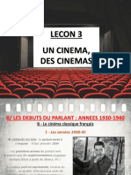 Lecon 3 - Des Cinemas H7 (Le cinéma français des années 1930-40)