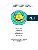 Makalah Hubungan Etika Dengan Moral Norm PDF