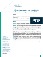 Adolescent Pregnancy and Transition To