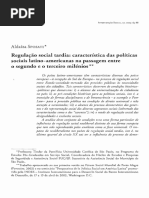 Regulação Social Tardia. Características Das Políticas Sociais Latinoamericanas Na Passagem Entre o Segundo e Terceiro Milênio