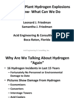 Sulfuric Acid Plant Hydrogen Explosions