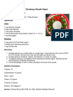 Recipe for Christmas Wreath Salad -Clarissa Rivera- 11-3017
