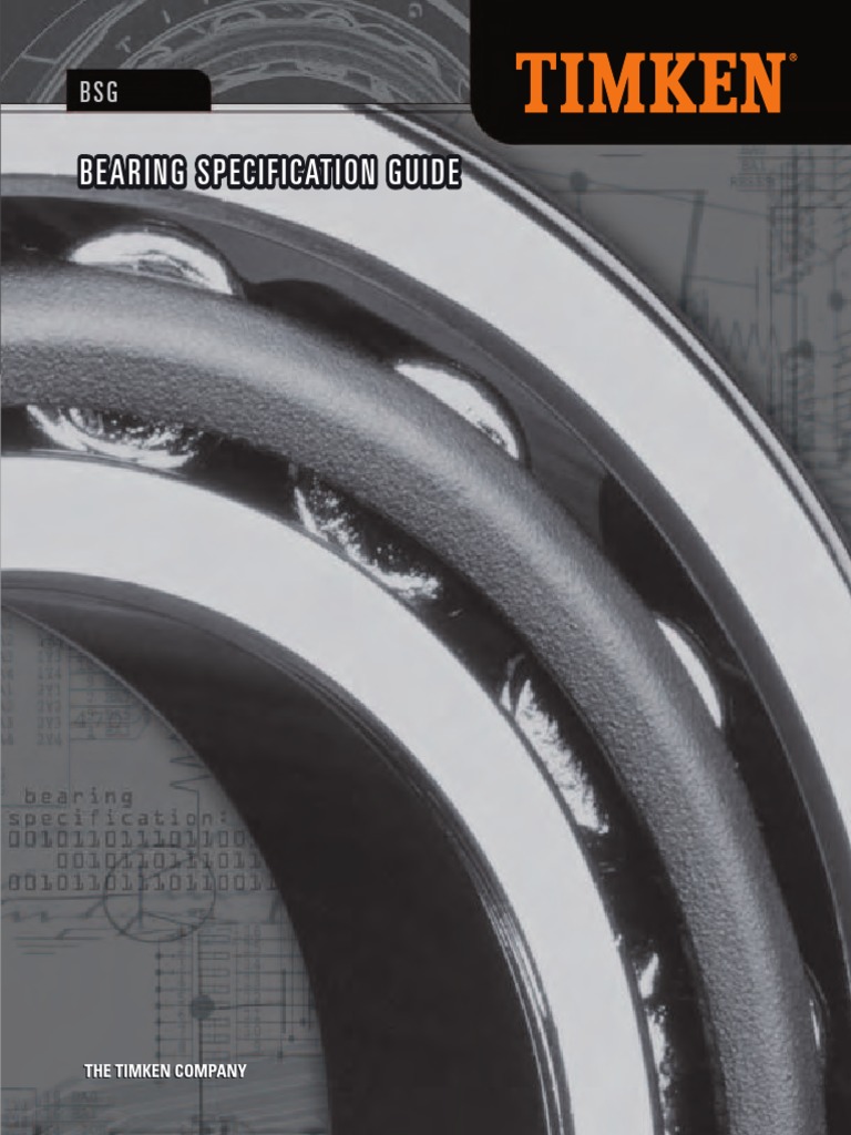 Bearing Specification Guide PDF | PDF | Bearing (Mechanical) | Machines