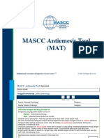 Mat Indonesian Questionaire 24 Jam Post Kemoterapi