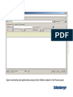 Open Uncertainty and Optimization Process Form Utilities Module in The Process Pane