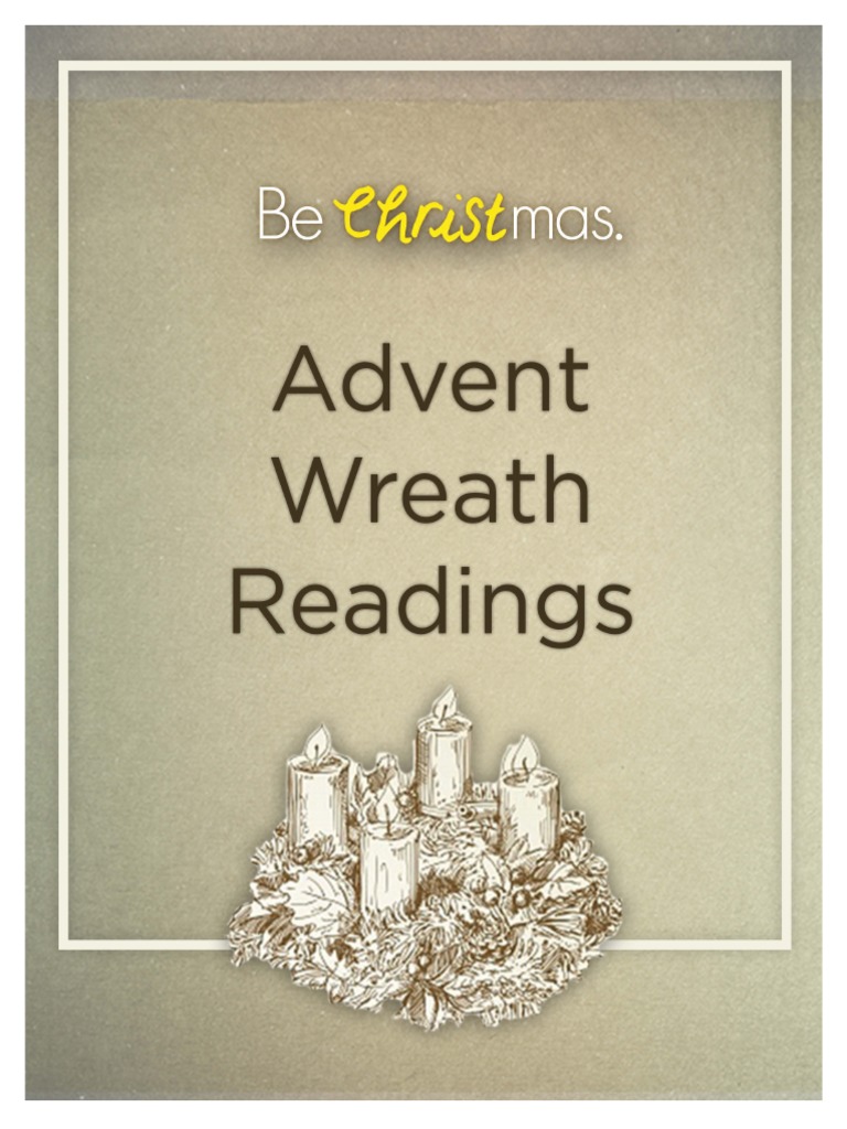Advent Wreath Readings Handout Messiah Advent