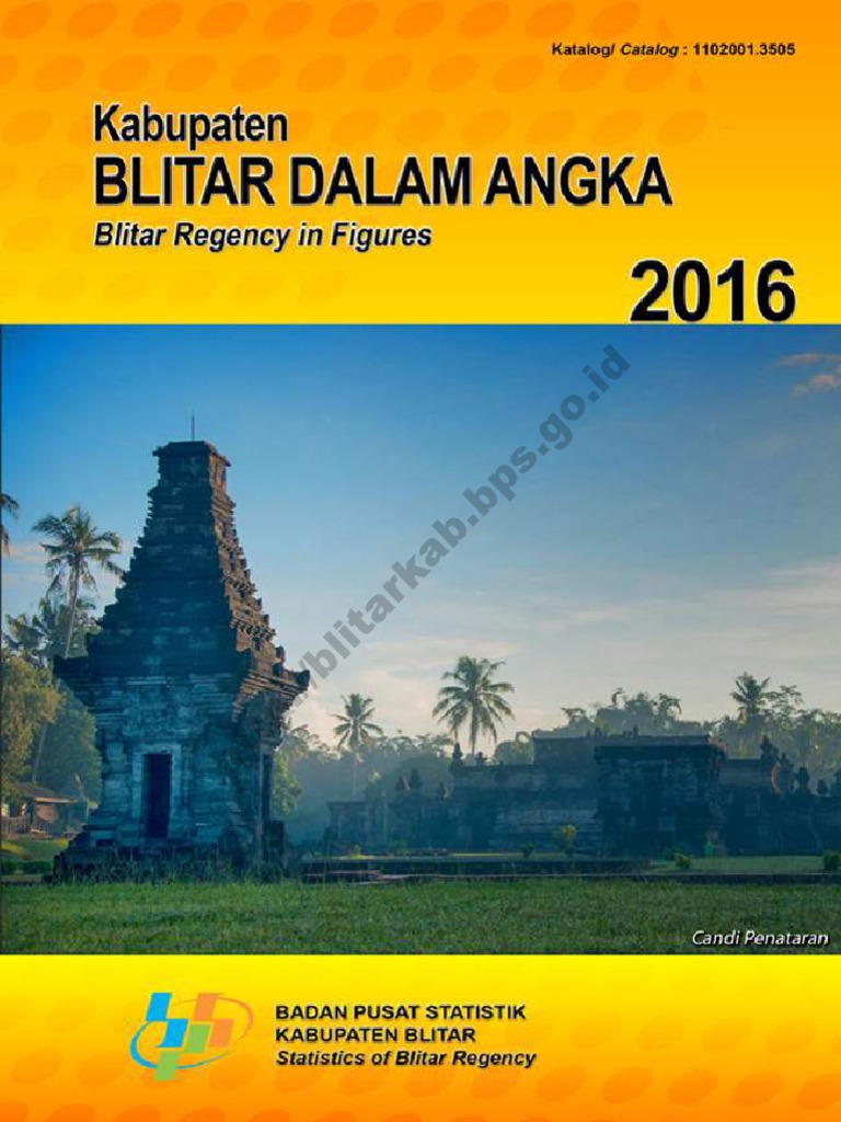 Kabupaten Blitar Dalam Angka 2016