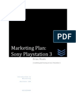 Play Station 3 Marketing Plan