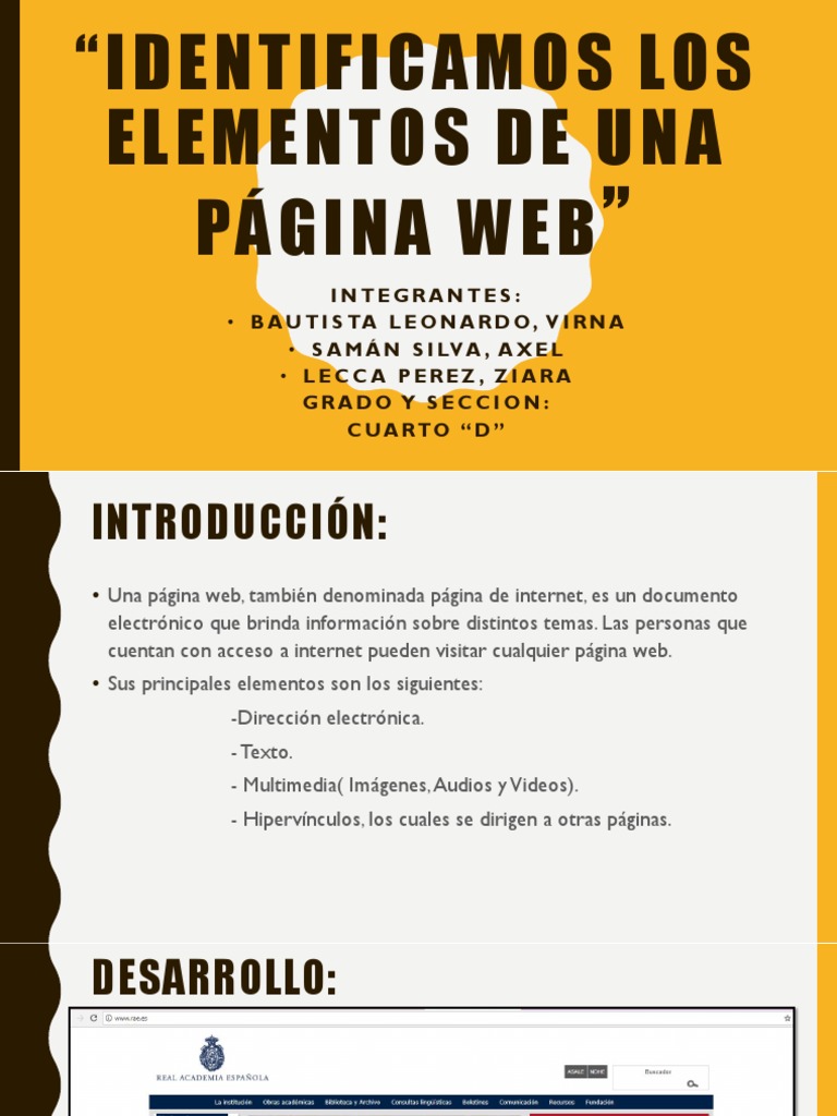 Elementos Clave de una Página Web | PDF | Hipervínculo | Internet