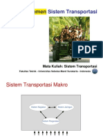 Manajemen Sistem Transportasi