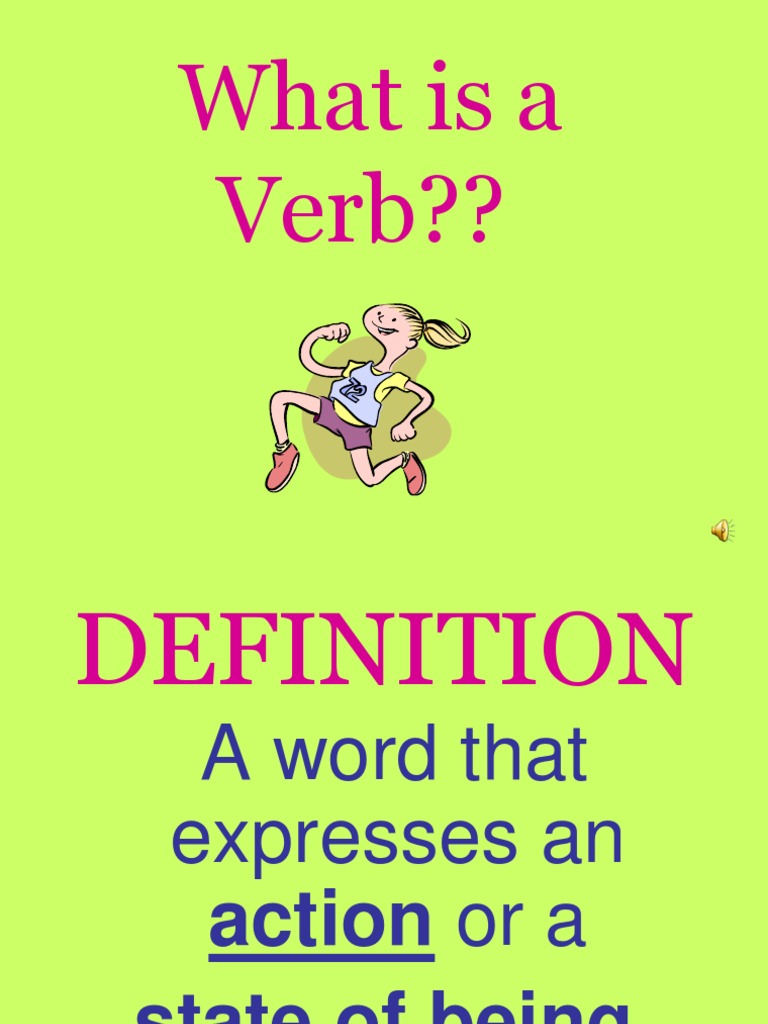 what is a verb? | Verb | Subject (Grammar)