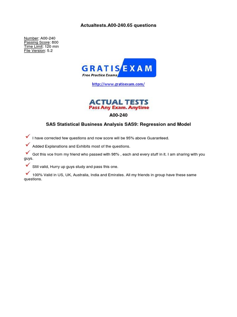 A00-282 Lerntipps | Maxtic