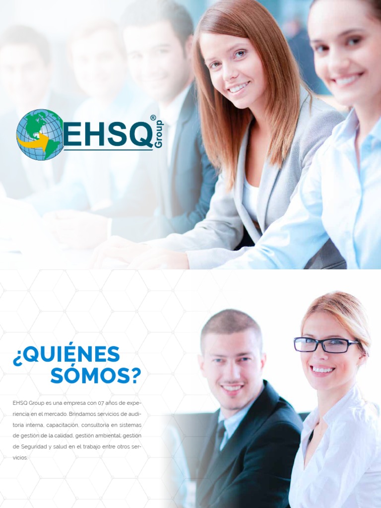 EHSQ Group: Consultoría y Capacitación | PDF | Calidad (comercial ...