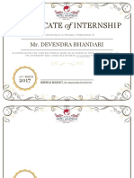 Certificate of Internship