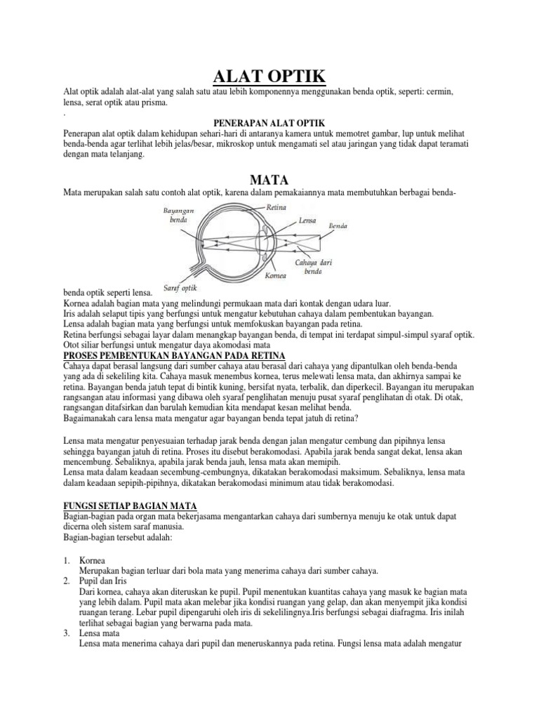 Alat Optik | PDF | Pengembangan Diri