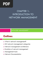 Chapter 1 Introduction To Network Management