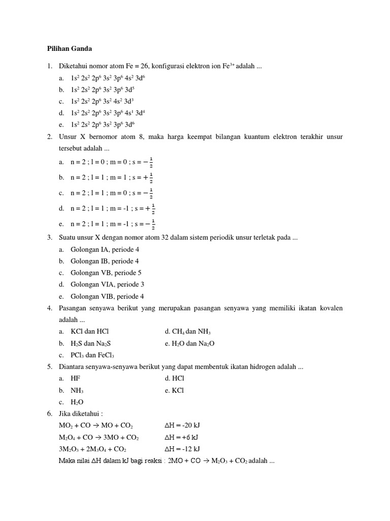 Soal Les | PDF | Metode & Bahan Ajar | Sains & Matematika