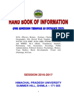Handbook of Information MA