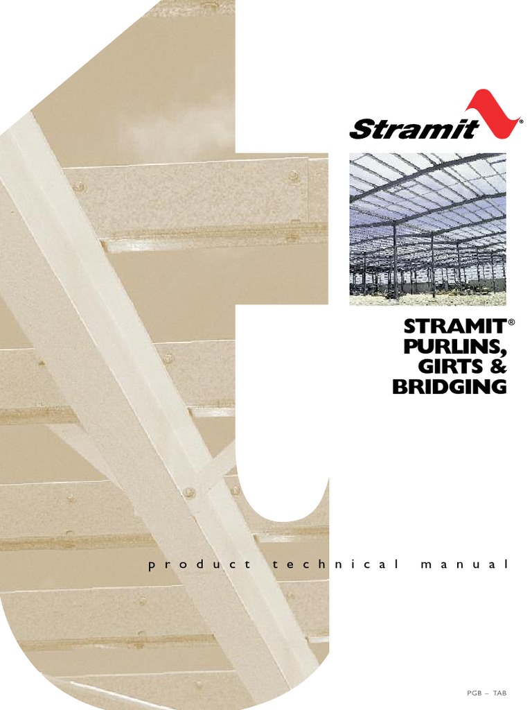 Stramit Purlins Girts and Bridging Product Technical Manual PDF | PDF ...